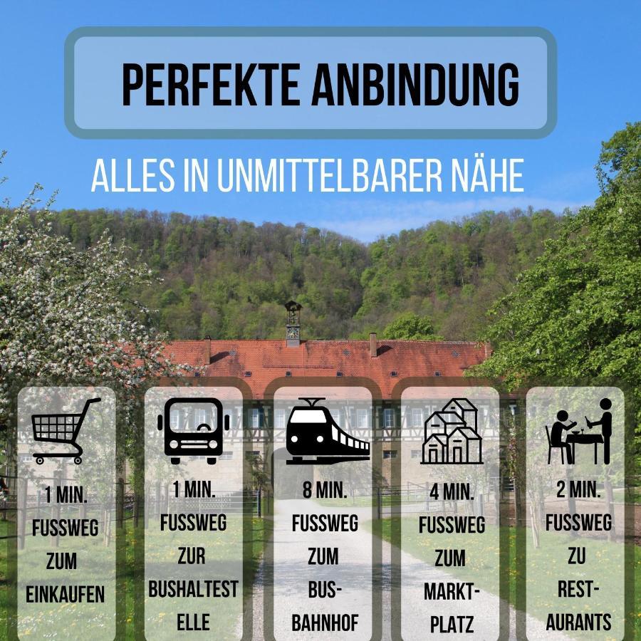 Moderne, Helle 1 Zimmer-Wohnung In Citylage Bad Urach Ngoại thất bức ảnh
